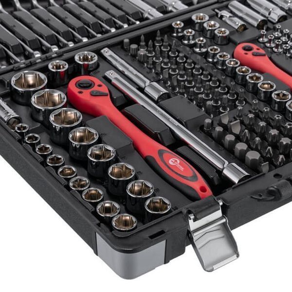 Професійний набір інструментів 1/4" і 3/8" і 1/2",&nbsp;176 од. INTERTOOL ET-7176 ET-7176 фото