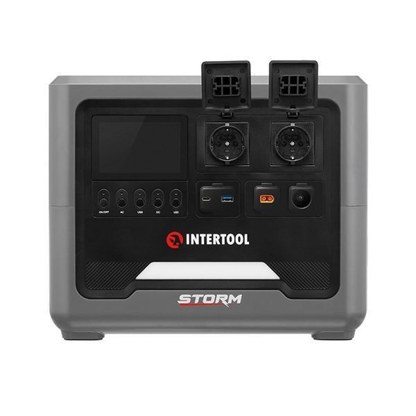 Станция зарядная портативная INTERTOOL WT-7012 (1.8 кВт, 1536 Втг, LiFeP04, беспроводная зарядка, съемный повербанк) WT-7012 фото