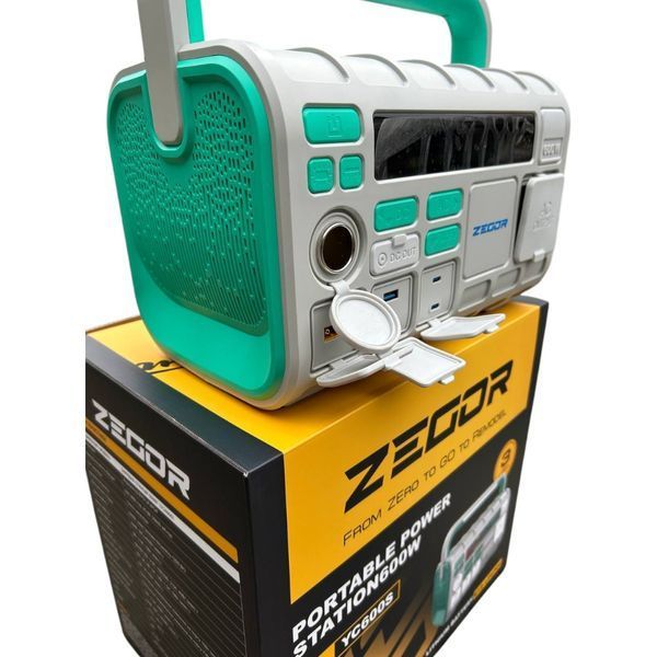 Станция зарядная портативная ZEGOR YC-600S (600 Вт, 655.36 Втг, пиковая мощность 1200 Вт, LiFeP04) YC-600S фото