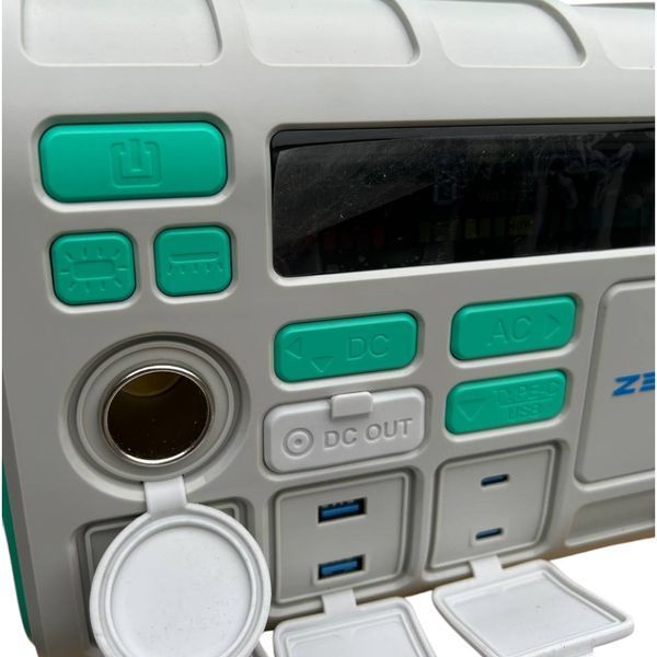 Станция зарядная портативная ZEGOR YC-600S (600 Вт, 655.36 Втг, пиковая мощность 1200 Вт, LiFeP04) YC-600S фото