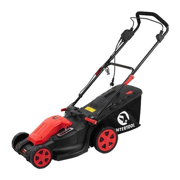 Газонокосилка электрическая INTERTOOL WT-2265 (1.8 кВт, 230 В~50 Гц, 3200 об/мин, ширина захвата 400 мм, высота среза 25-75 мм, контейнер 40 литров) WT-2265 фото