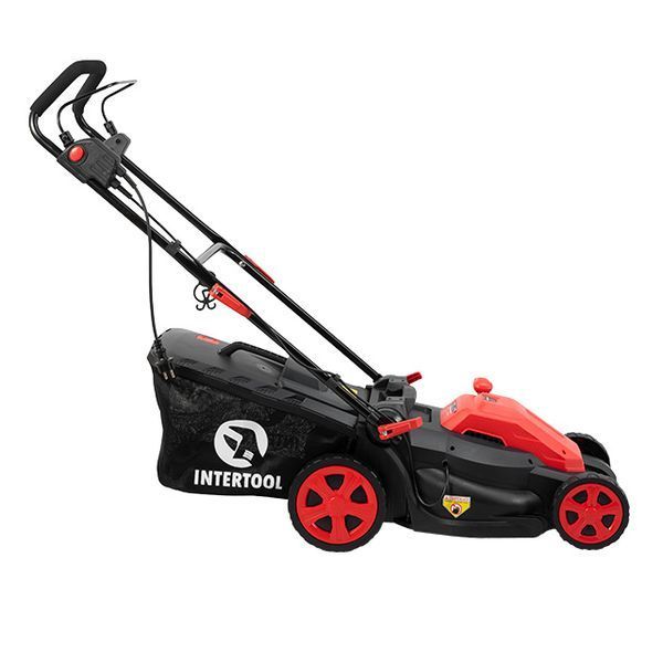 Газонокосилка электрическая INTERTOOL WT-2265 (1.8 кВт, 230 В~50 Гц, 3200 об/мин, ширина захвата 400 мм, высота среза 25-75 мм, контейнер 40 литров) WT-2265 фото
