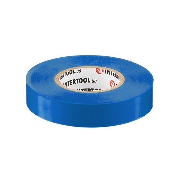 Лента изоляционная, 17 мм *&nbsp;25 м * 0,15 мм, синяя INTERTOOL IT-0025 IT-0025 фото