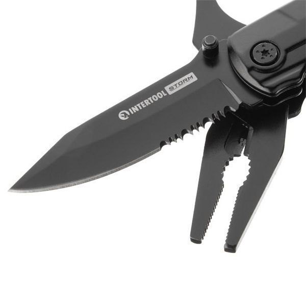 Мультиінструмент 8 в 1 з чохлом, Blackstone, STORM INTERTOOL HT-0545 HT-0545 фото