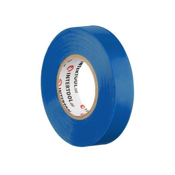 Лента изоляционная, 17 мм *&nbsp;25 м * 0,15 мм, синяя INTERTOOL IT-0025 IT-0025 фото