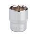 Головка шестигранная 1/4", 14мм, Cr-V. STORM INTERTOOL ET-0444 ET-0444 фото 2