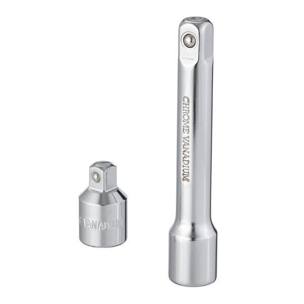 Ключ динамометричний 1/2", 28-210 Нм, перехідник 1/2"*3/8", подовжувач 125 мм * 1/2" INTERTOOL XT-9007 XT-9007 фото
