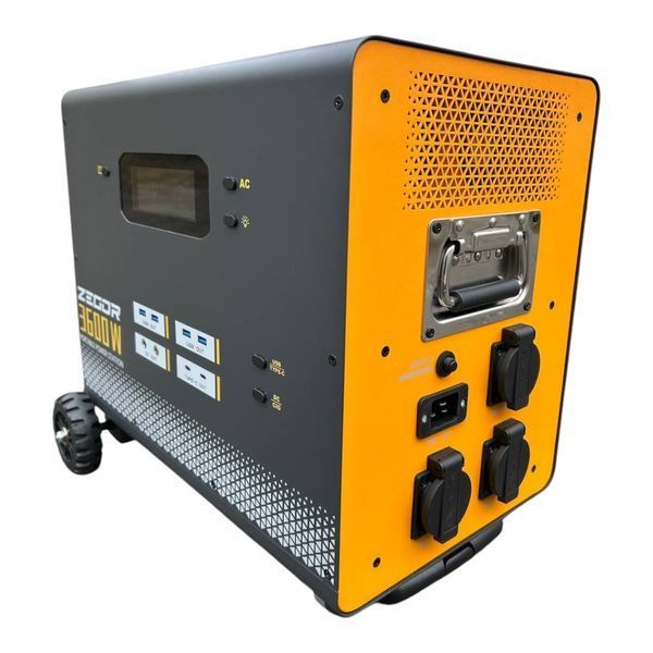 Зарядная станция портативная ZEGOR YC 3600 / 3600 Вт (пиковая мощность 7200Вт) / 3932.1 Вт/ч / Аккумулятор BYD LiFePO4 YC 3600 фото