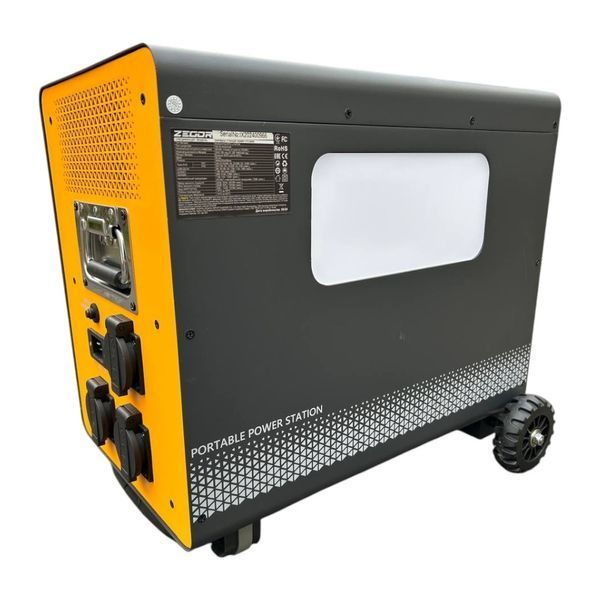 Зарядная станция портативная ZEGOR YC 3600 / 3600 Вт (пиковая мощность 7200Вт) / 3932.1 Вт/ч / Аккумулятор BYD LiFePO4 YC 3600 фото