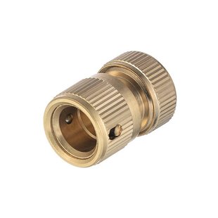 Конектор латунний з аквастопом 1/2" на шланг 1/2" STORM INTERTOOL GE-1219 GE-1219 фото