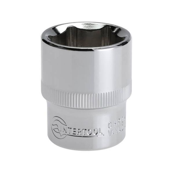 Головка шестигранная 1/2", 24x38 мм,&nbsp;хром-ванадий INTERTOOL ET-0024 ET-0024 фото