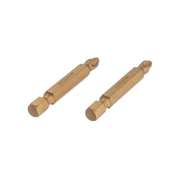 Комплект отверточных насадок PH2 1/4"*50мм, Titanium, S2, уп. 2 шт., STORM INTERTOOL VT-0233 VT-0233 фото