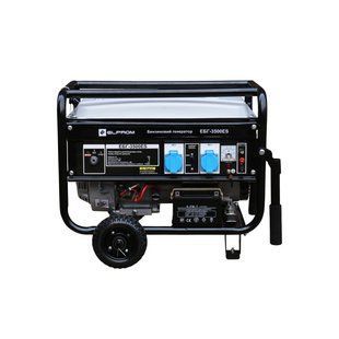 Генератор бензиновий/газовий ELPROM ЕБГ-3500SЕ 3/3.3 кВт, 220 В, 12 л, електро+ручний, мідна обмотка ЕБГ-3500SЕ фото