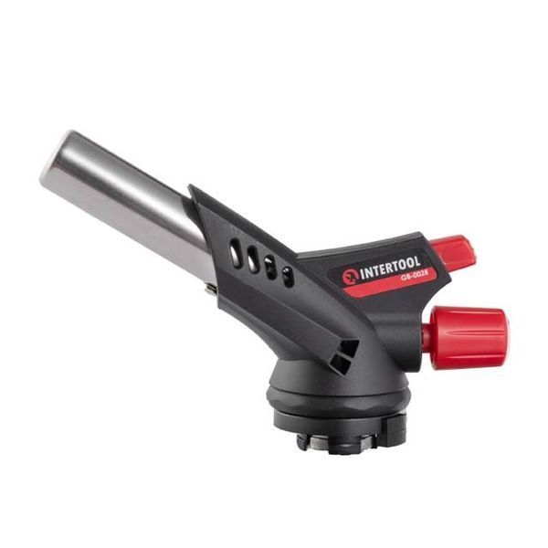 Горелка газовая, пьезозажигание, регулятор INTERTOOL GB-0028 GB-0028 фото