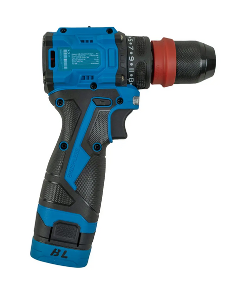 Аккумуляторный шуруповерт KRAISSMANN 103 S-ABS-BL 16.8/45 Nm (две АКБ 16,8 В, кейс, бесщеточный мотор, быстрая зарядка, металлический быстросъемный патрон) 103 ABS-BL 16.8/45 фото