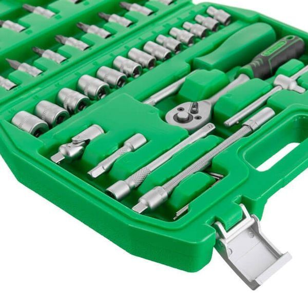 Набор инструментов 46 шт., 1/4" INTERTOOL ET-6046SP ET-6046SP фото