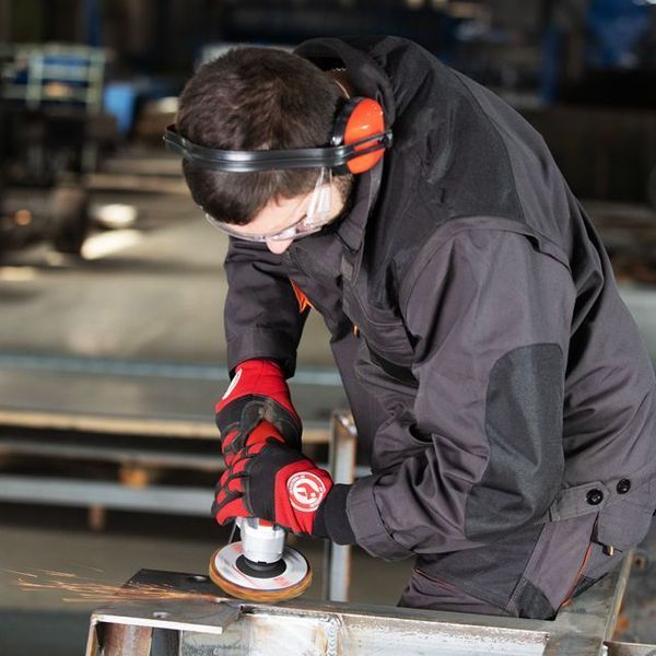 Диск зачистной из вспененного абразива оранжевый 125*22,2*13 мм, P46, T27 INTERTOOL BT-0605 BT-0605 фото