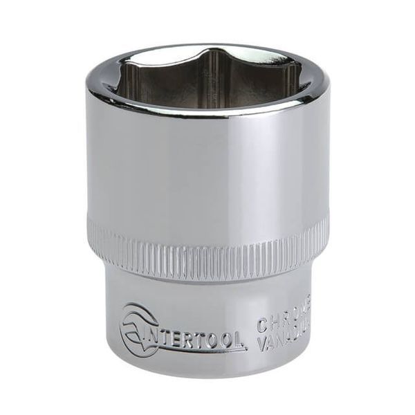 Головка шестигранна 1/2", 26*38 мм, Cr-V INTERTOOL ET-0026 ET-0026 фото