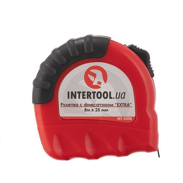 Рулетка с металлическим полотном 8 м x 25 мм "EXTRA" INTERTOOL MT-0208 MT-0208 фото