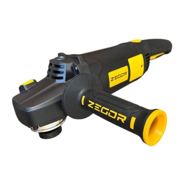 Угловая шлифмашина (болгарка) ZEGOR GCL230-2400P (2400 Вт, диаметр круга 230 мм, 6000 об/мин, плавный пуск, поворотная ручка) GCL230-2400P фото