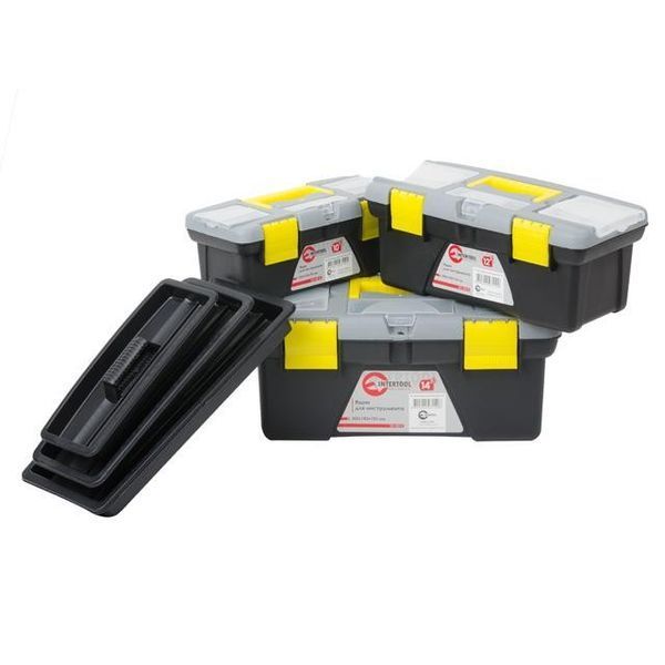 Комплект ящиков для инструмента 3 шт,&nbsp;10" /&nbsp;12"/ 14" INTERTOOL BX-0303 BX-0303 фото