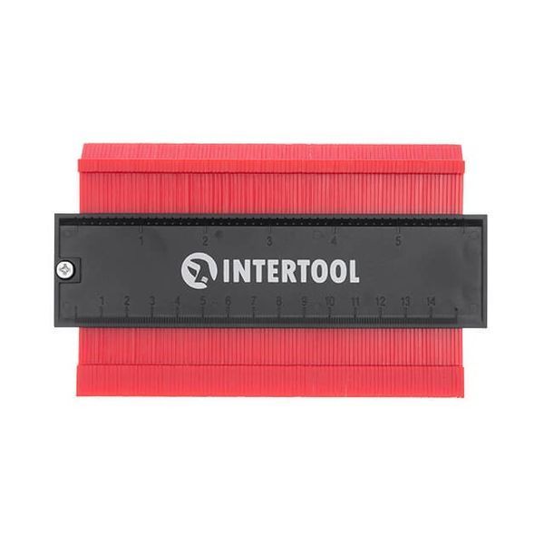 Шаблон для копирования контура 150 мм, ABS, с фиксатором INTERTOOL MT-0015 MT-0015 фото