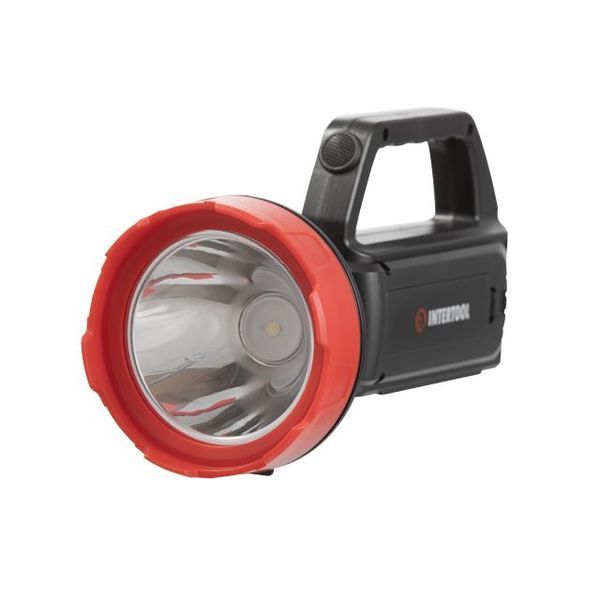 Фонарь аккумуляторный 1LED+1COB LED, power bank, индикатор заряда, солнечная панель INTERTOOL LB-0107 LB-0107 фото