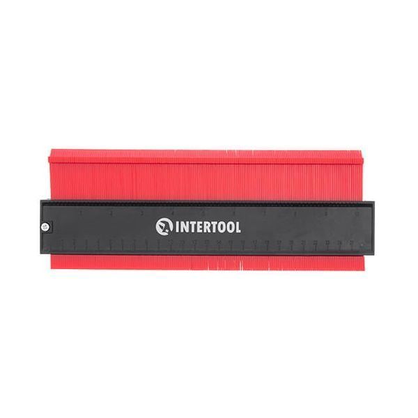 Шаблон для копирования контура 250 мм, ABS, с фиксатором INTERTOOL MT-0025 MT-0025 фото