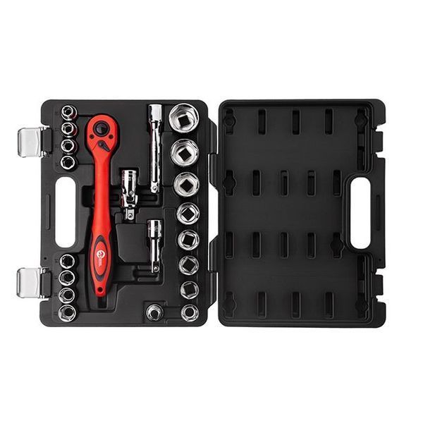 Набор инструментов профессиональный 21ед., 1/2", Cr-V INTERTOOL ET-6021 ET-6021 фото