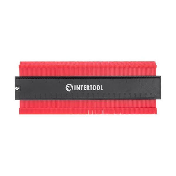 Шаблон для копирования контура 250 мм, ABS, с фиксатором INTERTOOL MT-0025 MT-0025 фото