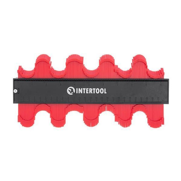 Шаблон для копирования контура 250 мм, ABS, с фиксатором INTERTOOL MT-0025 MT-0025 фото