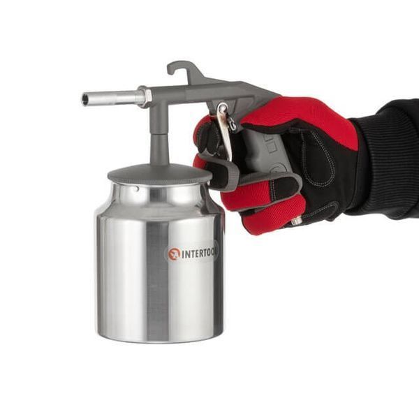 Пистолет пескоструйный пневматический с бачком INTERTOOL PT-0705 PT-0705 фото