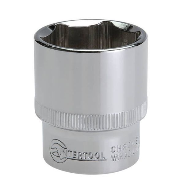 Головка шестигранна 1/2", 29*38 мм, Cr-V INTERTOOL ET-0029 ET-0029 фото