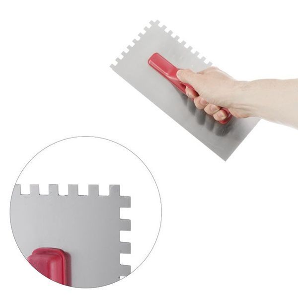 Затирка cтальная оцинкованная 280*130мм, 8*8мм INTERTOOL KT-0006 KT-0006 фото