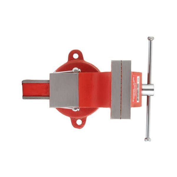 Тиски слесарные поворотные 100 мм эконом INTERTOOL HT-0080 HT-0080 фото