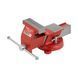 Тиски слесарные поворотные 100 мм эконом INTERTOOL HT-0080 HT-0080 фото 1
