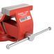 Тиски слесарные поворотные 100 мм эконом INTERTOOL HT-0080 HT-0080 фото 5