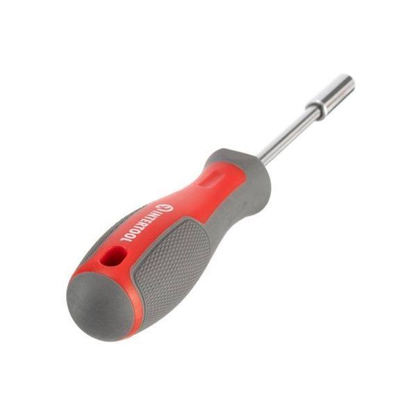 Викрутка з&nbsp;магнітним тримачем для насадок 1/4", 100 мм , Cr-V INTERTOOL VT-3300 VT-3300 фото