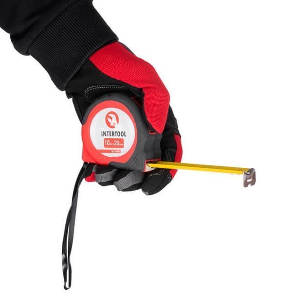 Рулетка з фіксатором 10 м *&nbsp;25 мм INTERTOOL MT-0410 MT-0410 фото