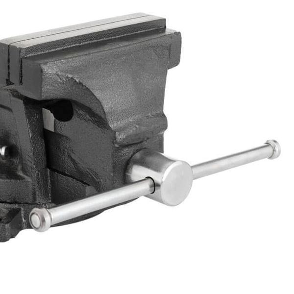 Тиски слесарные поворотные 125 мм INTERTOOL HT-0082 HT-0082 фото