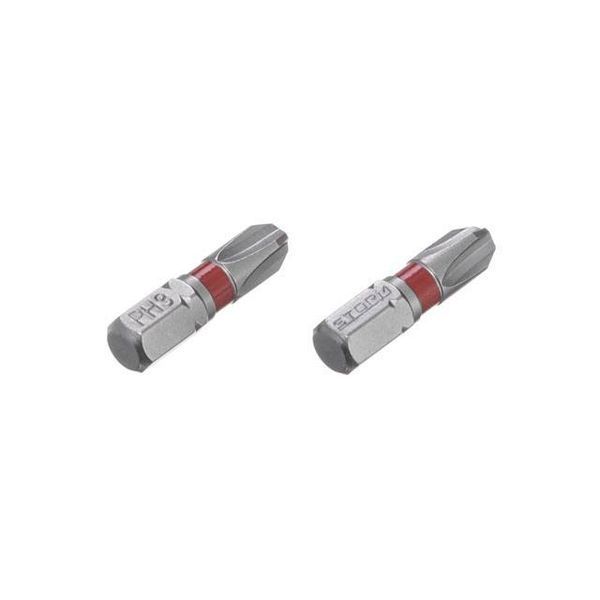 Комплект отверточных насадок PH3 1/4" * 25 мм, S2, уп. 2 шт, STORM INTERTOOL VT-0219 VT-0219 фото