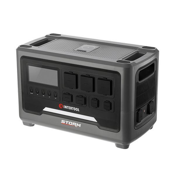 Станция зарядная портативная INTERTOOL WT-7013 (2.4 кВт, 2048 Втг, LiFeP04, беспроводная зарядка, съемный повербанк) WT-7013 фото