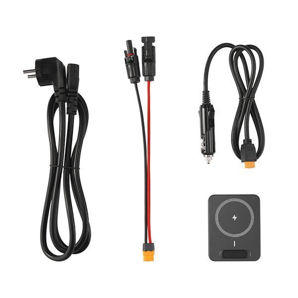 Станция зарядная портативная INTERTOOL WT-7013 (2.4 кВт, 2048 Втг, LiFeP04, беспроводная зарядка, съемный повербанк) WT-7013 фото