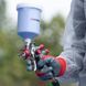 Рукавичка червона в'язана синтетична, вкрита сірим нітрилом на долоні 10" INTERTOOL SP-0124 SP-0124 фото 4
