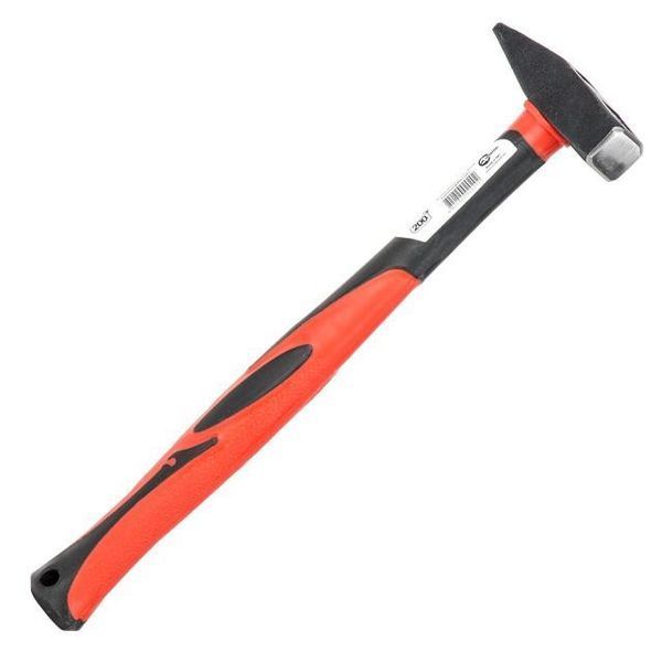 Молоток 200 г, ручка з фібергласу INTERTOOL HT-0202 HT-0202 фото