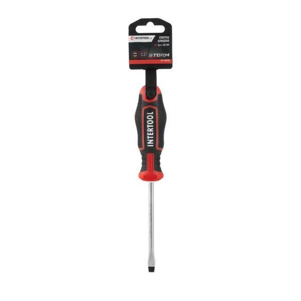 Викрутка SL6.0*100 мм, S2, STORM INTERTOOL VT-3410 VT-3410 фото