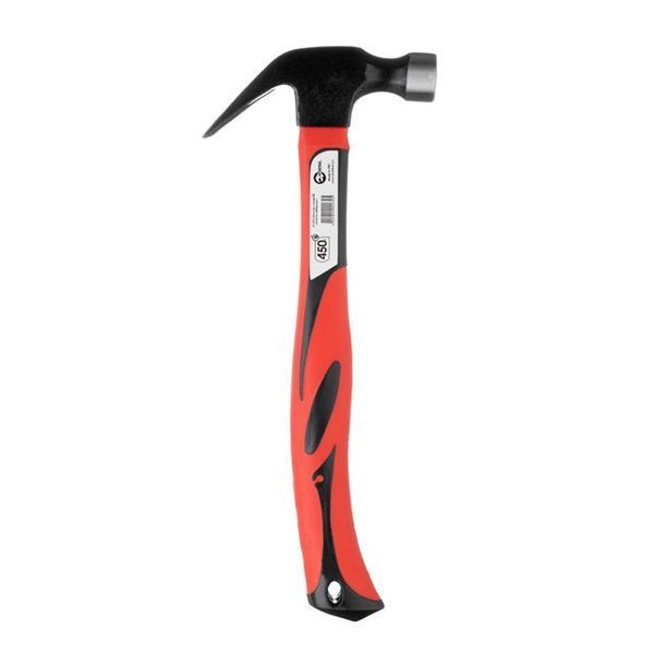 Молоток столярный 450 г, ручка из фибергласса. INTERTOOL HT-0223 HT-0223 фото