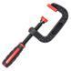 Струбцина тип "C", 3" / 75 мм, нейлоновая INTERTOOL HT-6012 HT-6012 фото 1