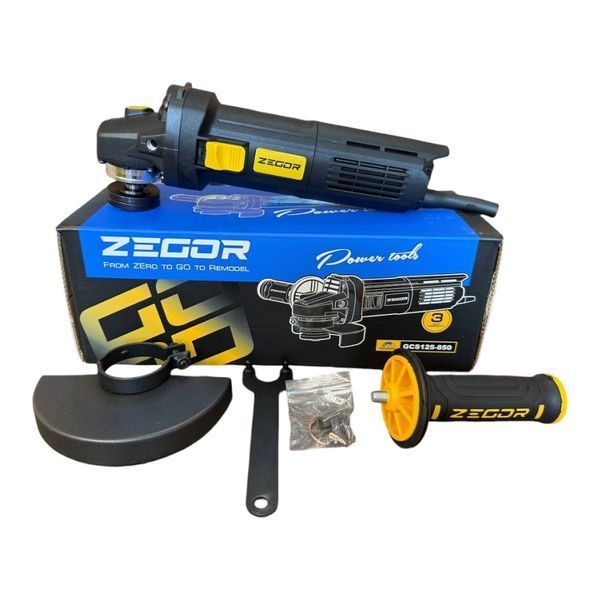 Угловая шлифмашина (болгарка) ZEGOR GCS125-850 (850 Вт, диаметр круга 125 мм, 11000 об/мин) GCS125-850 фото