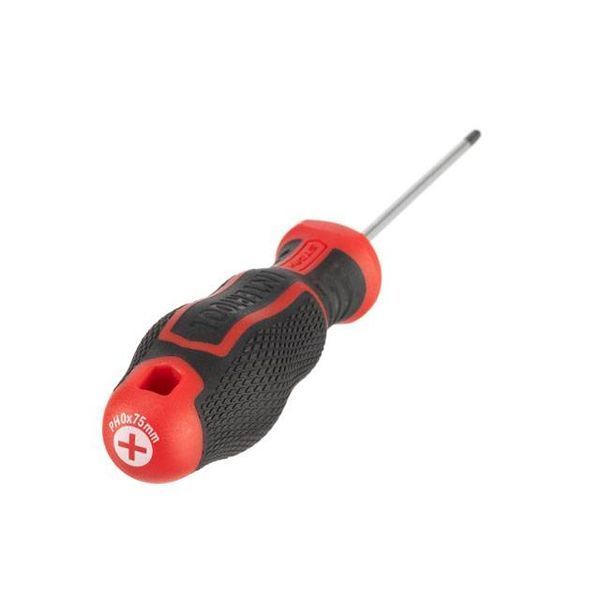 Отвертка крестовая PH0*75 мм, S2, STORM INTERTOOL VT-3413 VT-3413 фото